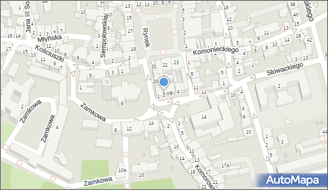 Żywiec, Plac Mariacki, 2, mapa Żywiec