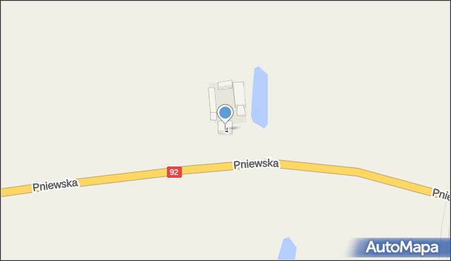 Bytyń, Pniewska, 4, mapa Bytyń