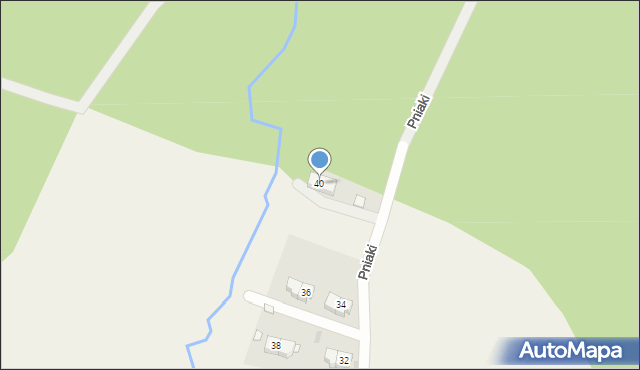 Jugów, Pniaki, 40, mapa Jugów