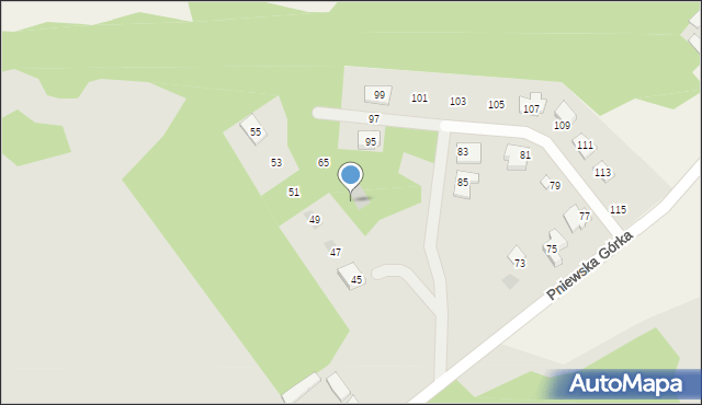 Nasielsk, Pniewska Górka, 67, mapa Nasielsk