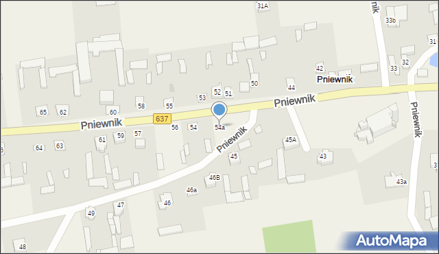 Pniewnik, Pniewnik, 54a, mapa Pniewnik