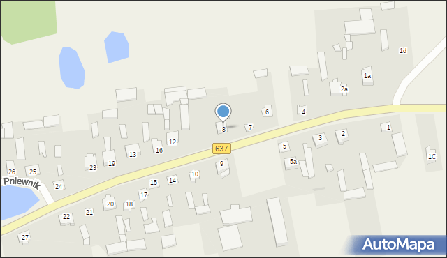 Pniewnik, Pniewnik, 8, mapa Pniewnik
