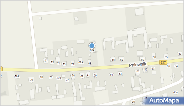 Pniewnik, Pniewnik, 83, mapa Pniewnik
