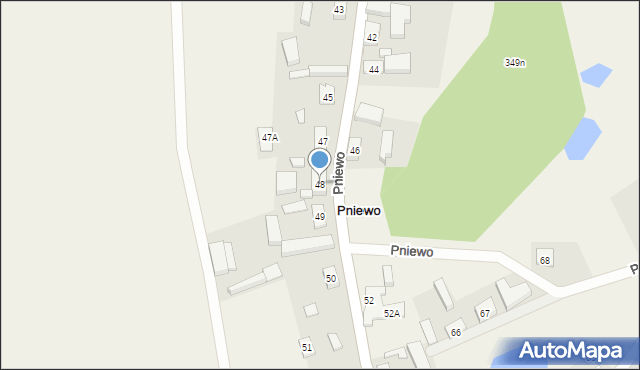 Pniewo, Pniewo, 48, mapa Pniewo