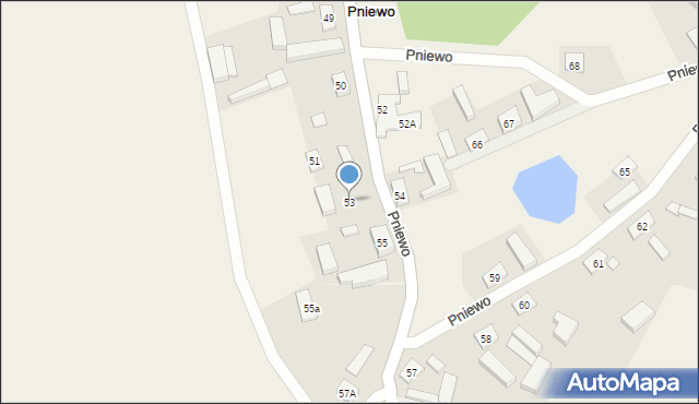 Pniewo, Pniewo, 53, mapa Pniewo