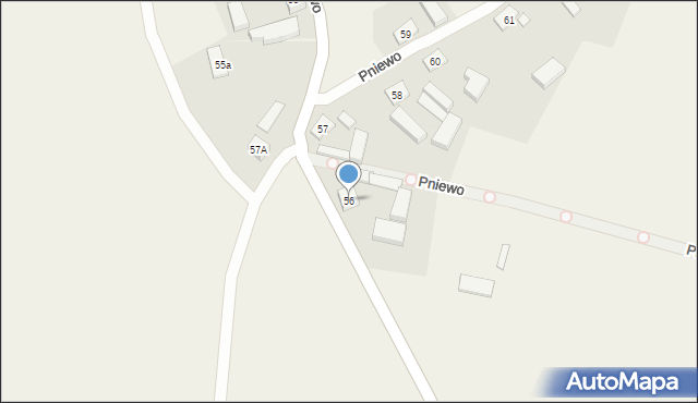 Pniewo, Pniewo, 56, mapa Pniewo