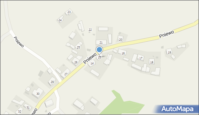 Pniewo, Pniewo, 15, mapa Pniewo