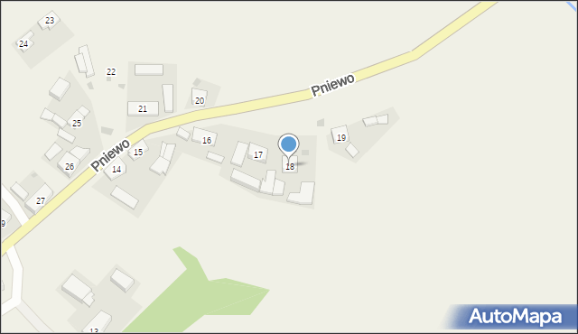 Pniewo, Pniewo, 18, mapa Pniewo