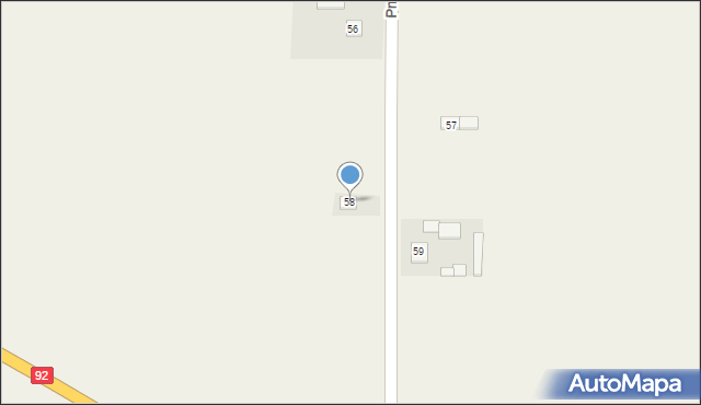 Pniewo, Pniewo, 58, mapa Pniewo