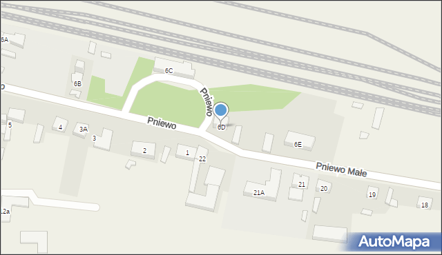 Pniewo, Pniewo, 6D, mapa Pniewo