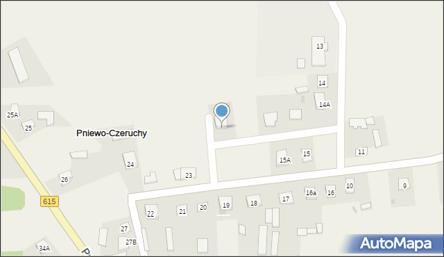 Pniewo-Czeruchy, Pniewo-Czeruchy, 14e, mapa Pniewo-Czeruchy