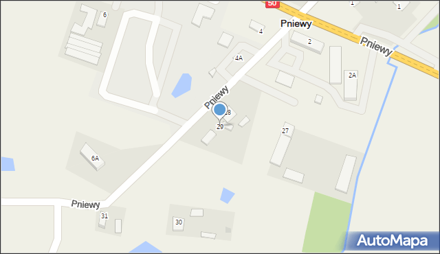 Pniewy, Pniewy, 29, mapa Pniewy