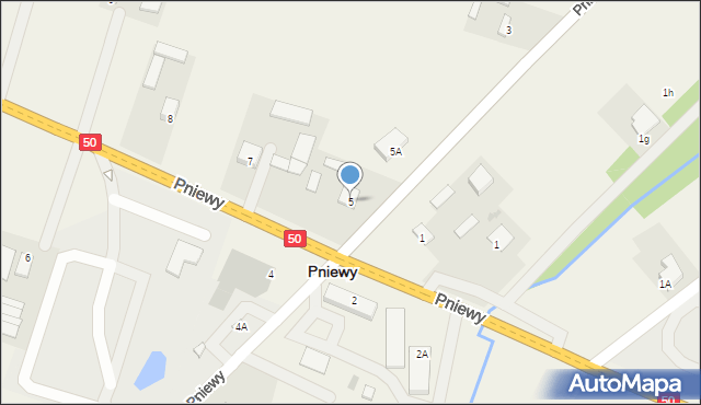 Pniewy, Pniewy, 5, mapa Pniewy