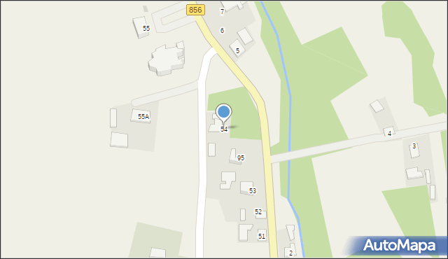 Pniów, Pniów, 54, mapa Pniów