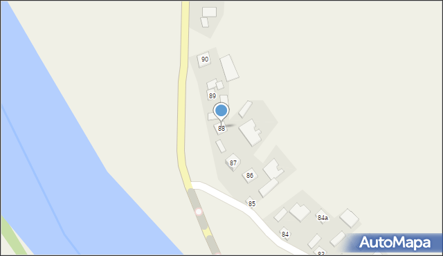 Pniów, Pniów, 88, mapa Pniów