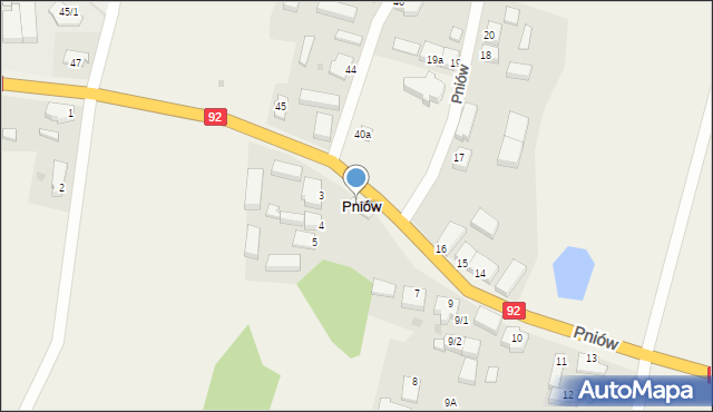 Pniów, Pniów, 6, mapa Pniów