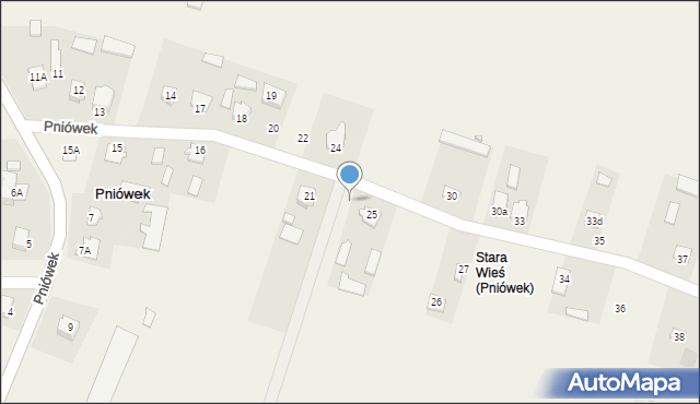 Pniówek, Pniówek, 23, mapa Pniówek