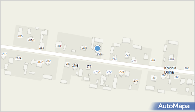 Pniówek, Pniówek, 277, mapa Pniówek