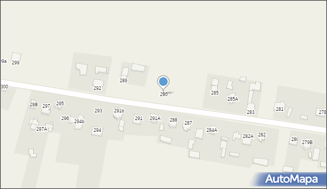 Pniówek, Pniówek, 290, mapa Pniówek