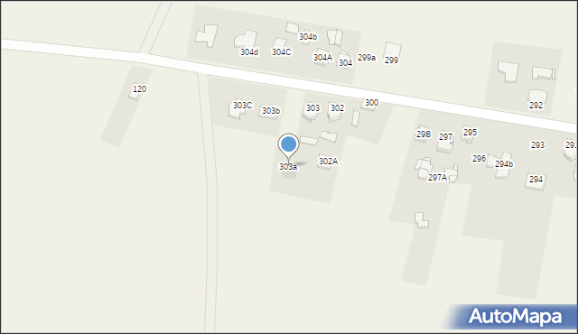 Pniówek, Pniówek, 303a, mapa Pniówek