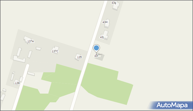 Pniówek, Pniówek, 43l, mapa Pniówek