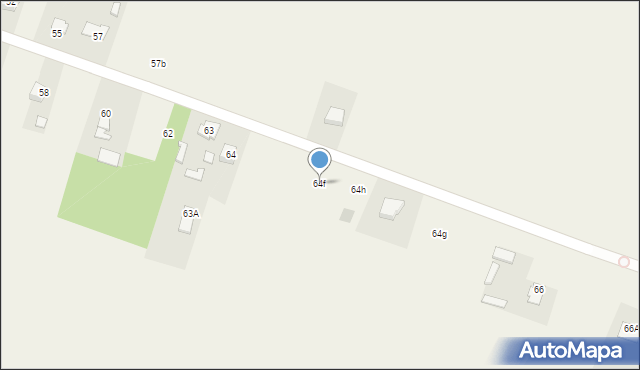 Pniówek, Pniówek, 64f, mapa Pniówek