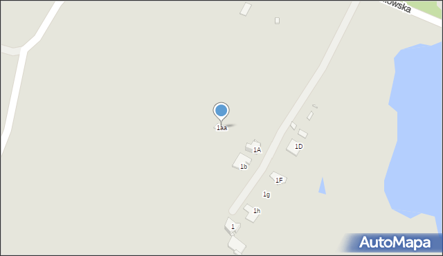 Rybnik, Pniowska, 1aa, mapa Rybnika