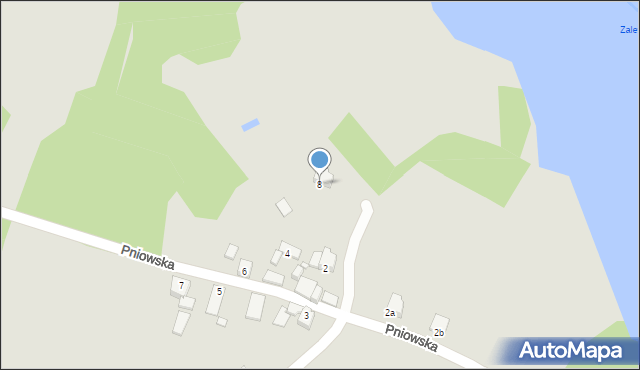 Rybnik, Pniowska, 8, mapa Rybnika