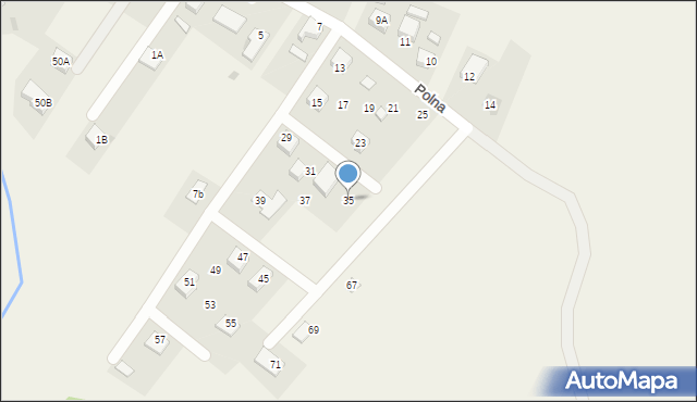 Adamowice, Polna, 35, mapa Adamowice