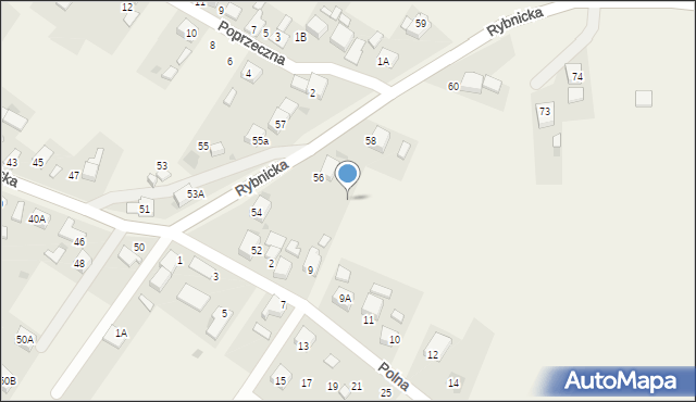 Adamowice, Polna, 9b, mapa Adamowice