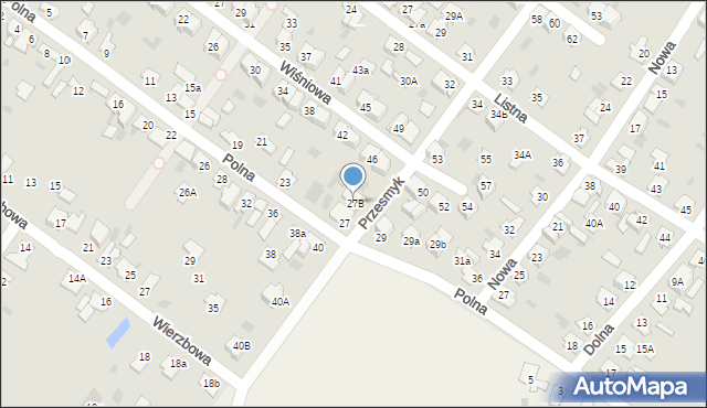 Aleksandrów Kujawski, Polna, 27B, mapa Aleksandrów Kujawski