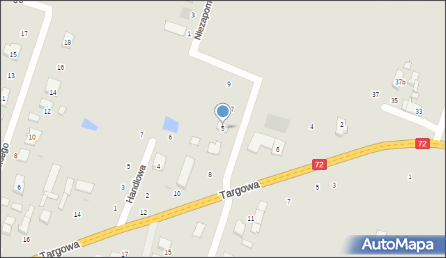 Aleksandrów Łódzki, Poddębicka, 5, mapa Aleksandrów Łódzki