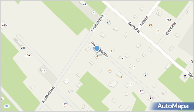 Arciechów, Pod Dębami, 4, mapa Arciechów