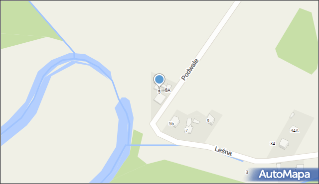 Babice, Podwale, 5, mapa Babice