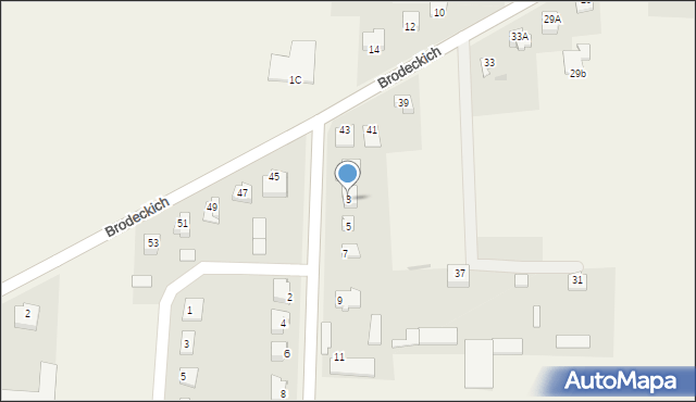 Baboszewo, Polna, 3, mapa Baboszewo