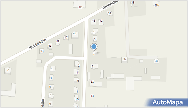 Baboszewo, Polna, 7, mapa Baboszewo