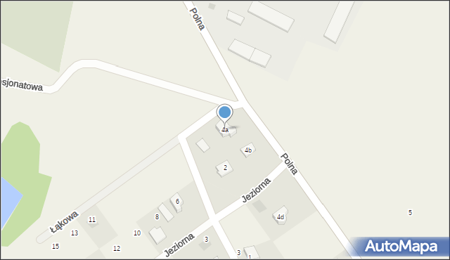 Bakałarzewo, Polna, 4a, mapa Bakałarzewo