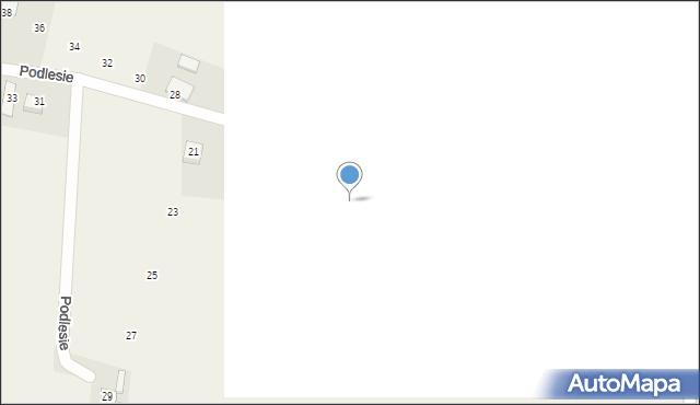 Bąków, Podlesie, 17a, mapa Bąków