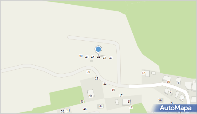 Balice, Pod Lasem, 44, mapa Balice