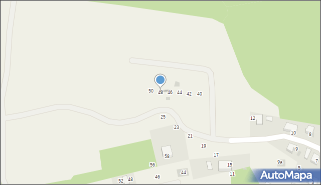 Balice, Pod Lasem, 48, mapa Balice