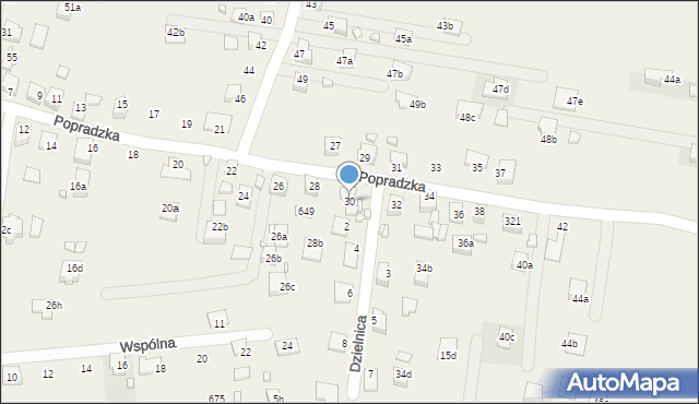 Barcice, Popradzka, 30, mapa Barcice