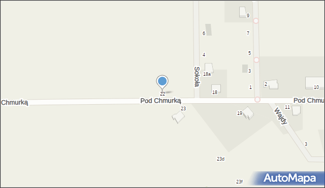 Barniewice, Pod Chmurką, 22, mapa Barniewice