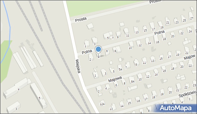 Bartoszyce, Polna, 4, mapa Bartoszyce