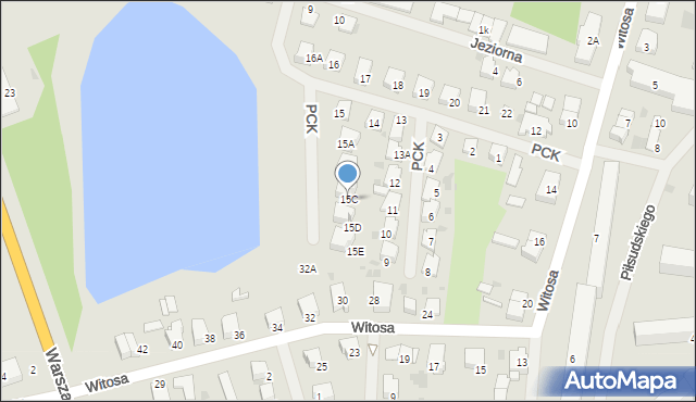 Bartoszyce, Polskiego Czerwonego Krzyża, 15C, mapa Bartoszyce