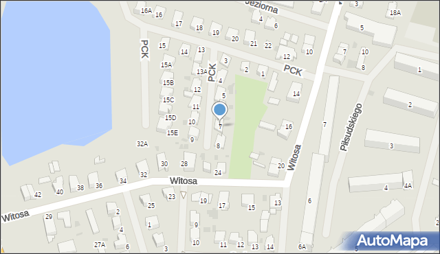 Bartoszyce, Polskiego Czerwonego Krzyża, 7, mapa Bartoszyce