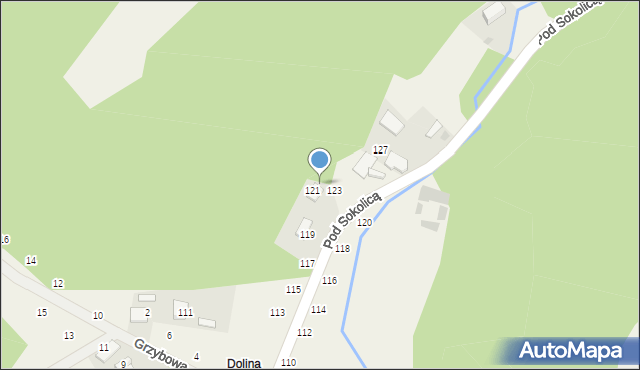 Będkowice, Pod Sokolicą, 125, mapa Będkowice