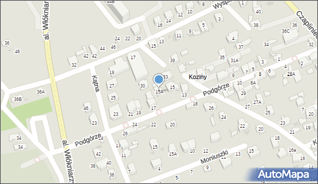 Bełchatów, Podgórze, 15A, mapa Bełchatów