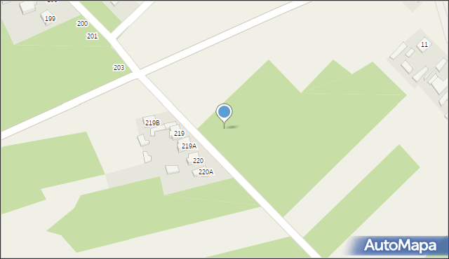 Bełchów, Polna, 10a, mapa Bełchów