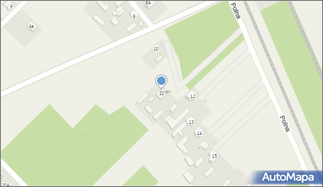 Bełchów, Polna, 11, mapa Bełchów