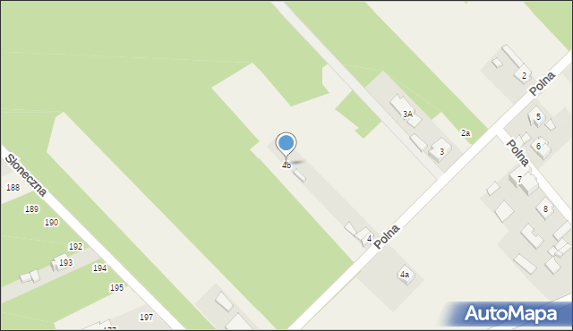 Bełchów, Polna, 4b, mapa Bełchów